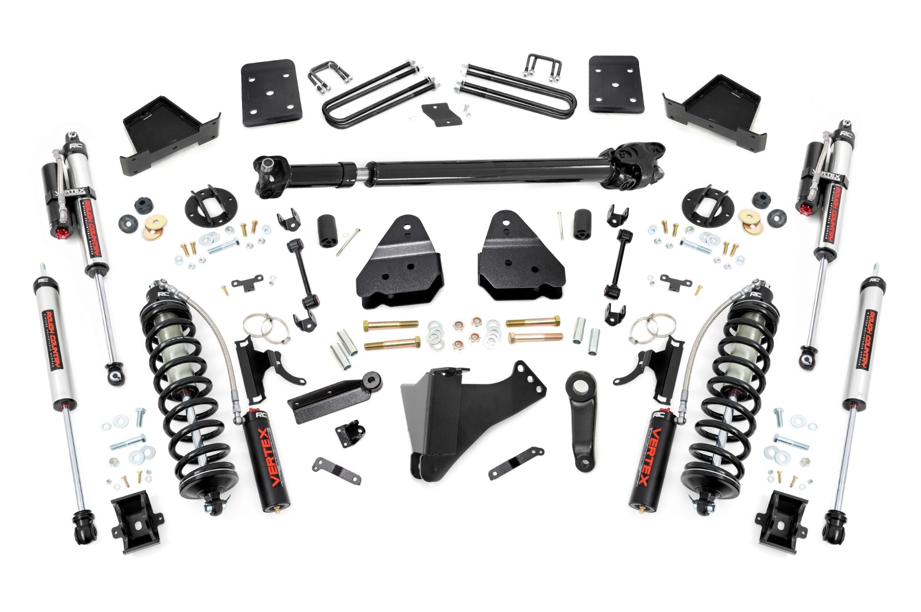 Rough Country 4.5 Inch Lift Kit  D/S  C/O Vertex Ford F-250/F-350 Super Duty (17-22)