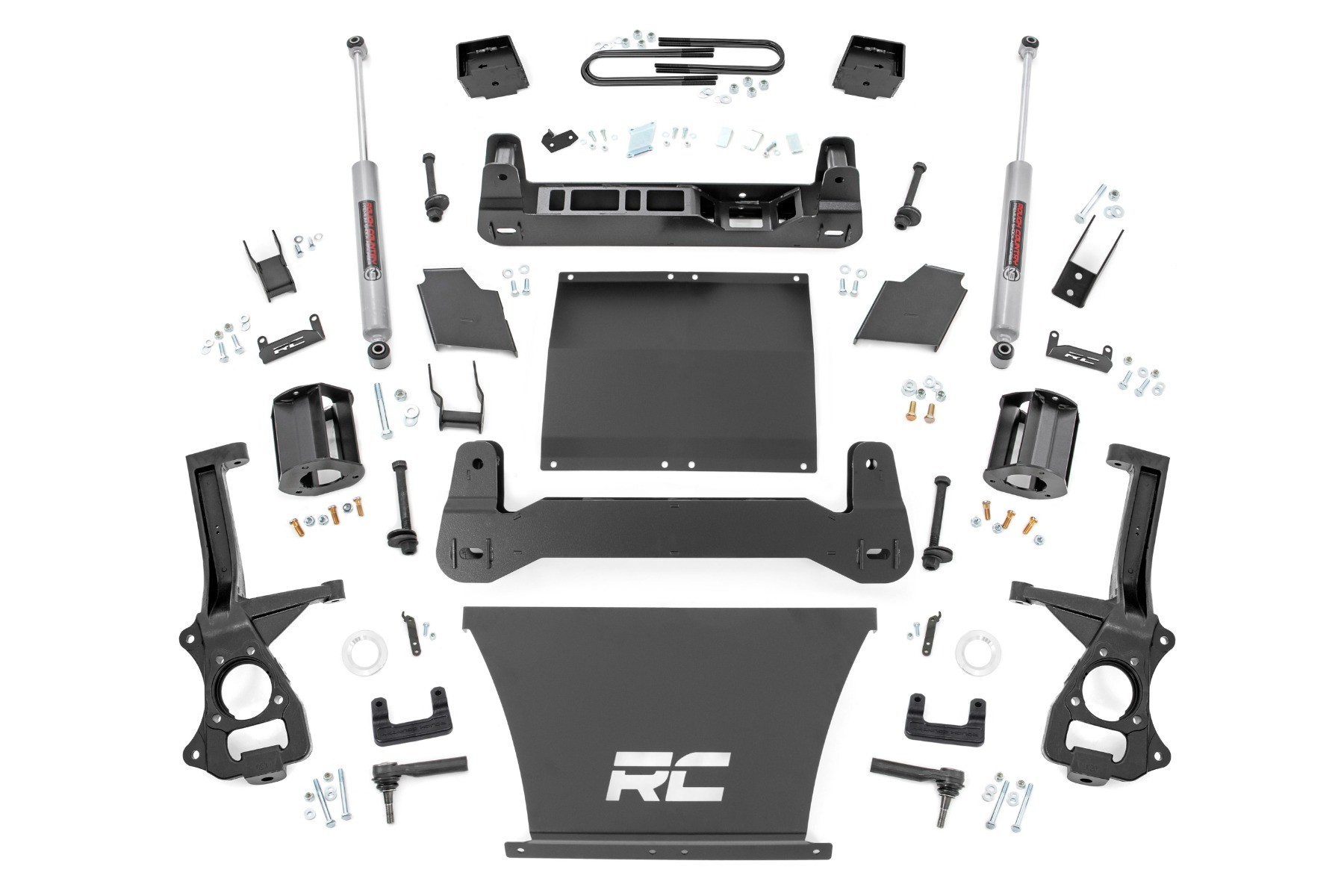 Rough Country 6 Inch Lift Kit | Mono Leaf Rear | Chevy Silverado 1500 4WD (2025)