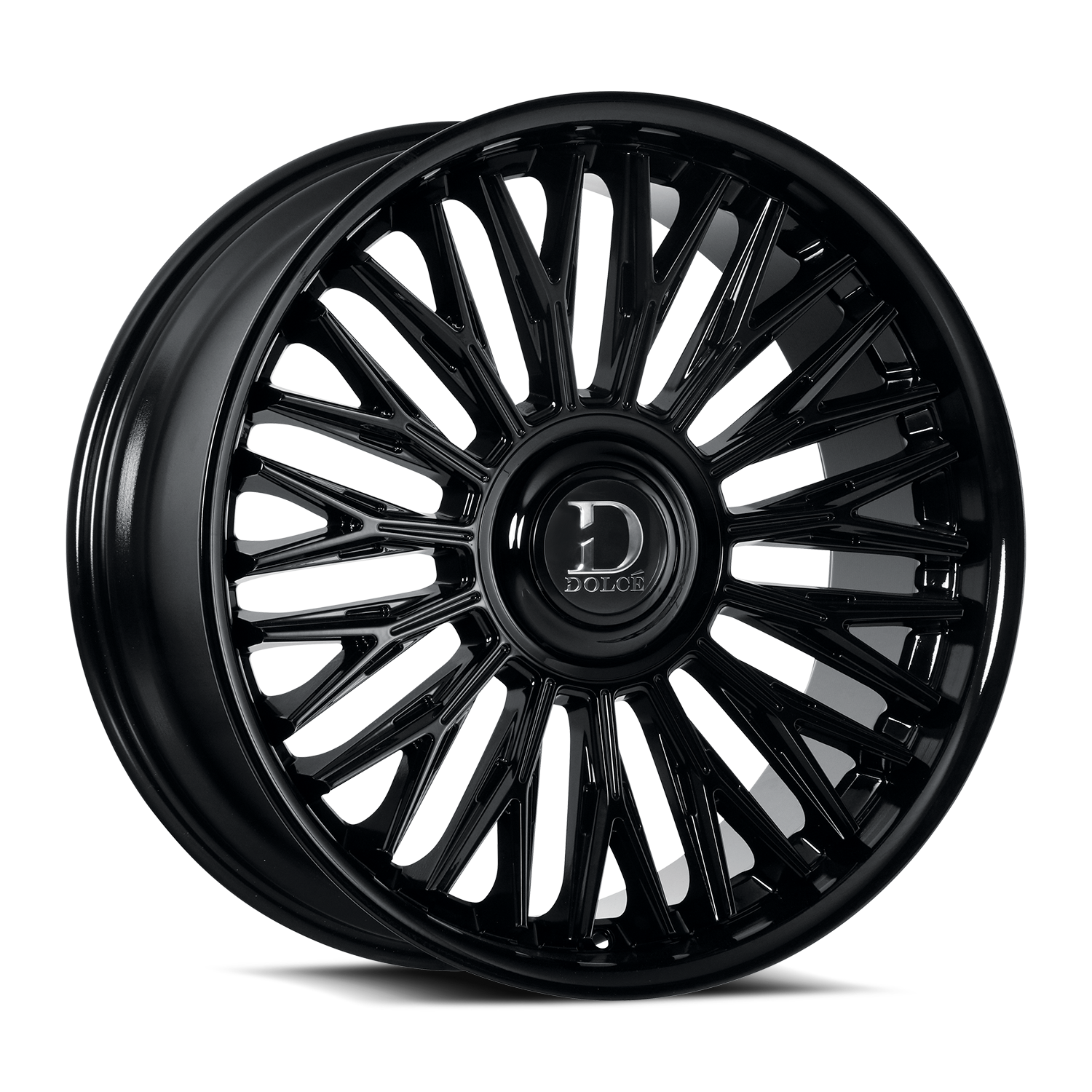 Dolce Luxury Wheels Lusso Glossy Black 22x9.5 30mm Offset 6x135,6x139.7 (6x5.5)