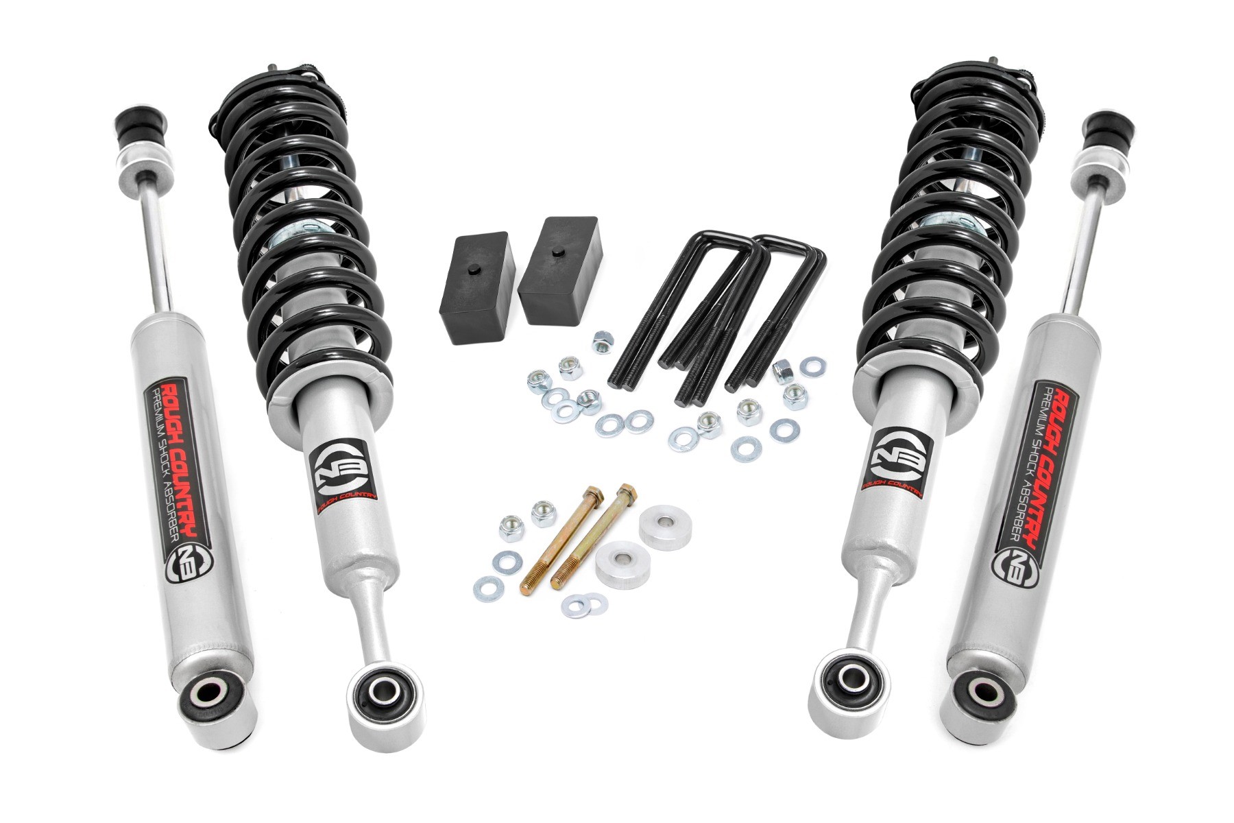Rough Country 3 Inch Lift Kit N3 Struts Toyota Tacoma 4WD (2005-2023)