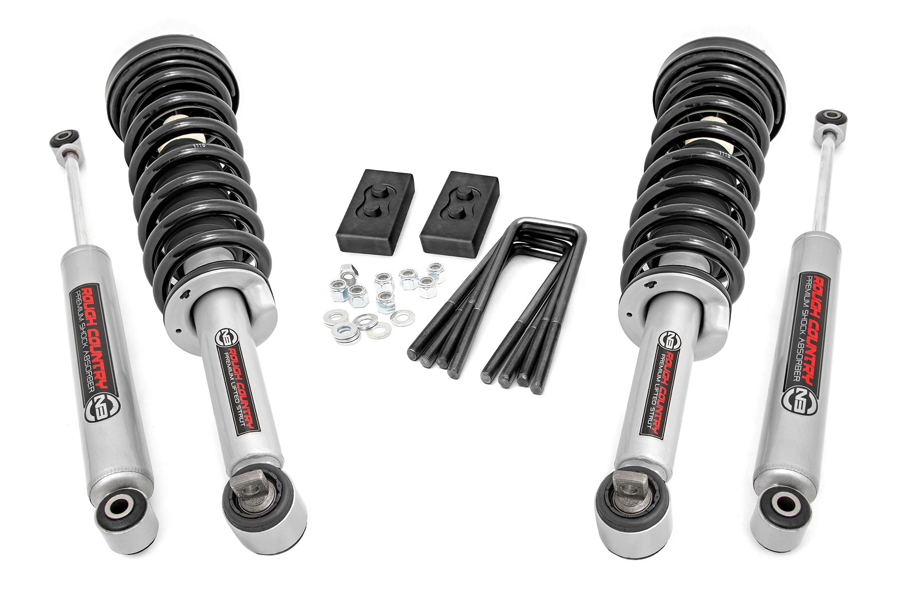 Rough Country 2 Inch Lift Kit | N3 Struts/N3 | Ford F-150 4WD (2021-2025)