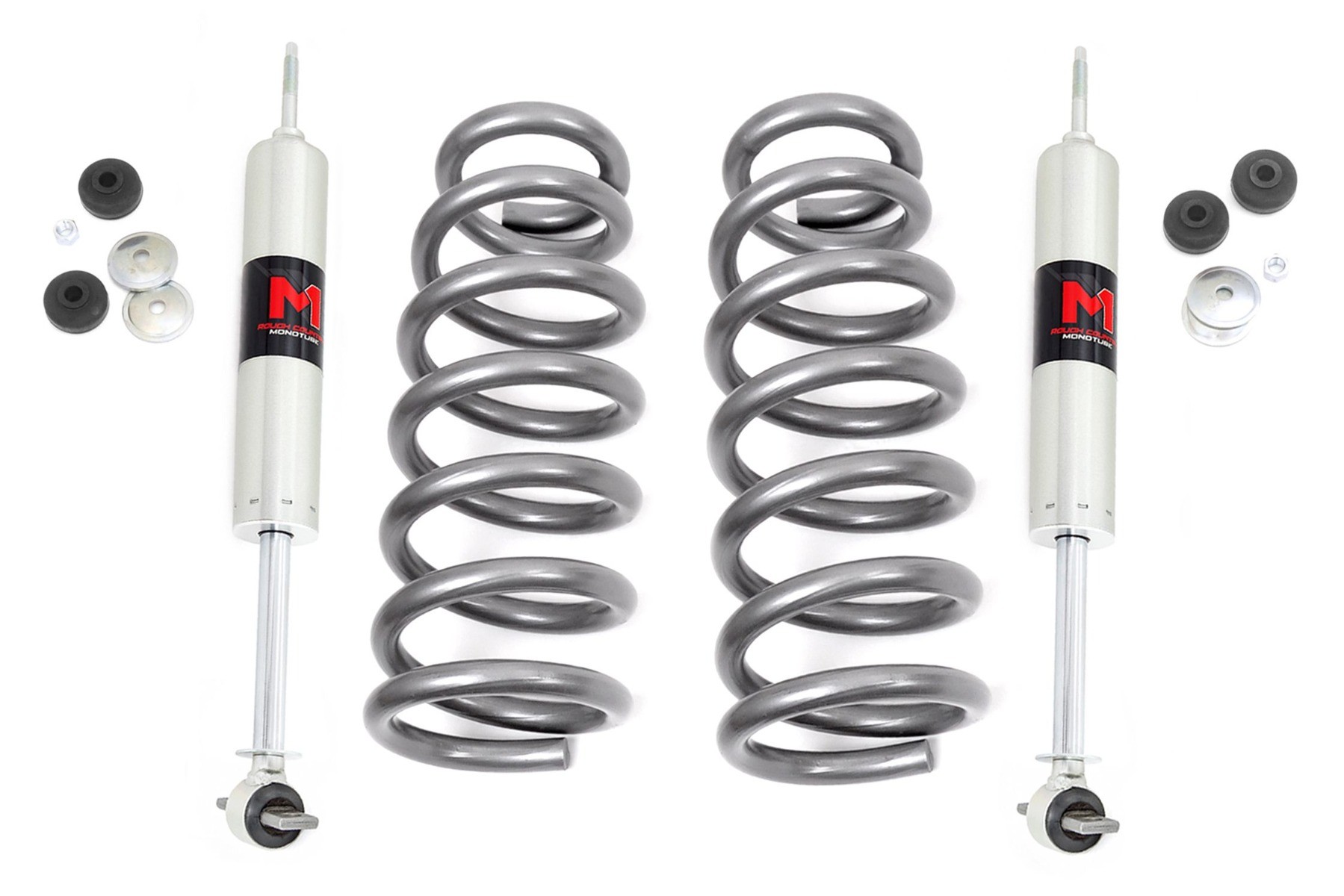 Rough Country 2 Inch Leveling Kit M1 Shocks Ram 1500 2WD (2010-2018 & Classic)