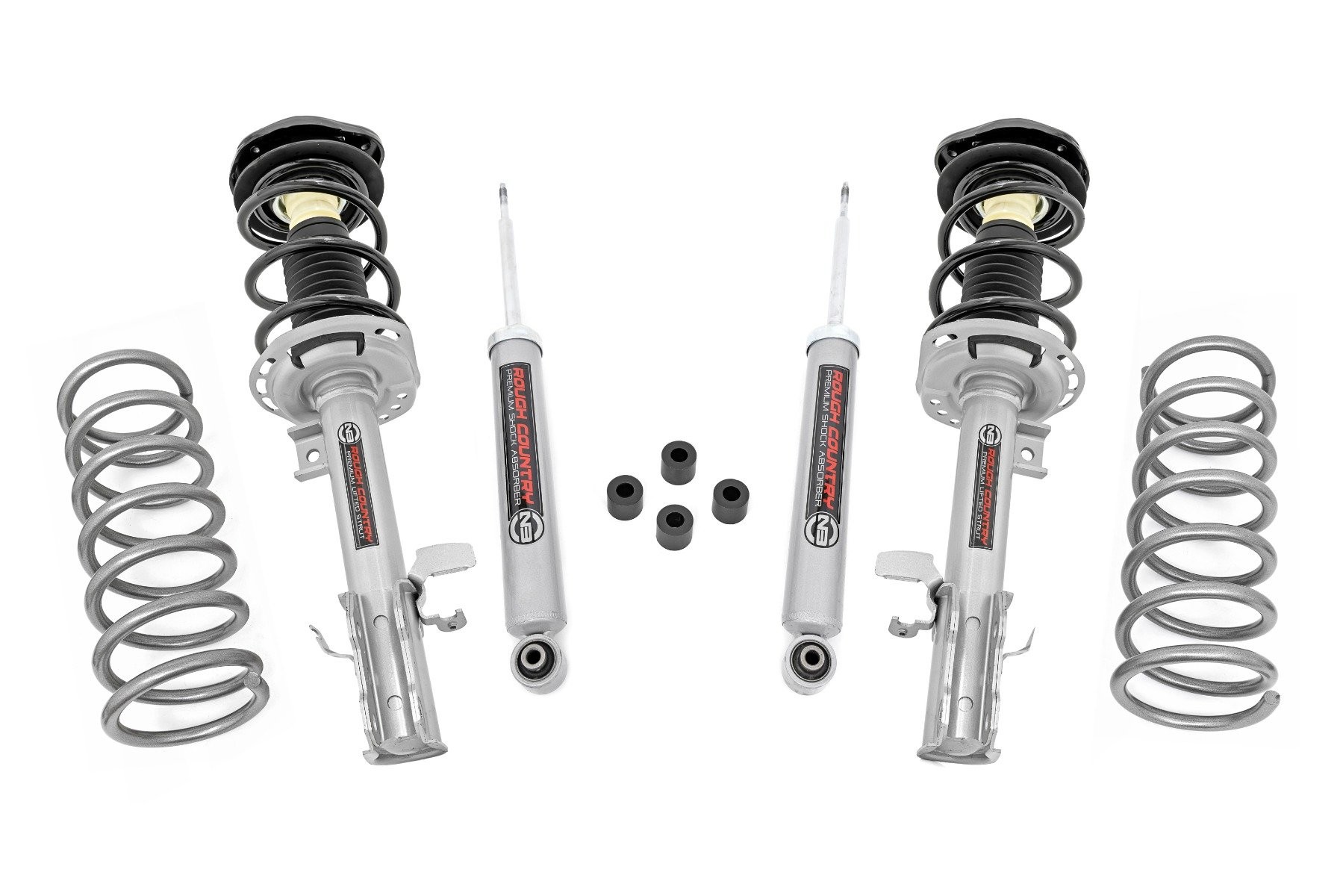 Rough Country 1.5 Inch Lift Kit | Lifted Struts | Ford Bronco Sport 4WD (2021-2025)