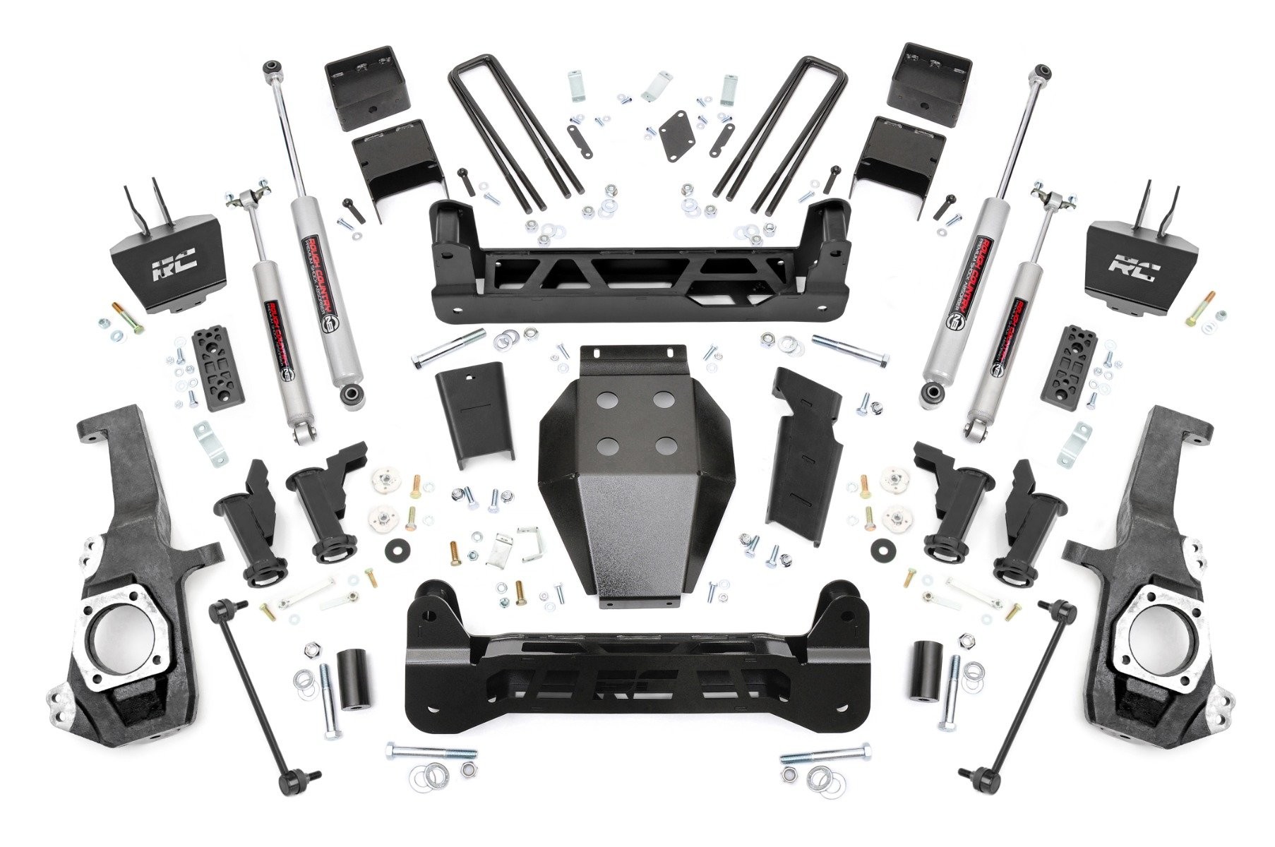 Rough Country 5 Inch Lift Kit | Torsion Drop | Chevy/GMC 2500HD/3500HD (20-25)
