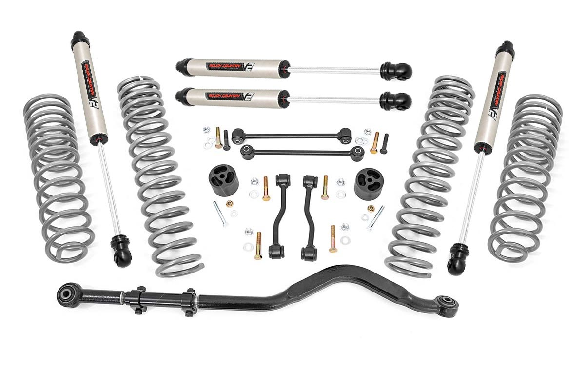 Rough Country 3.5 Inch Lift Kit | Springs | V2 | Jeep Gladiator JT 4WD (2020-2023)