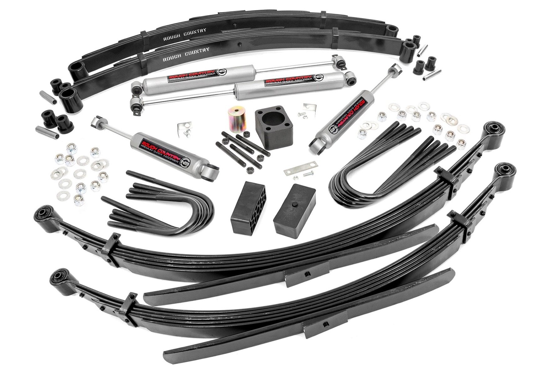 Rough Country 6 Inch Lift Kit | Rear Springs | Chevy/GMC C30/K30 C35/K35 Truck 4WD (77-87)