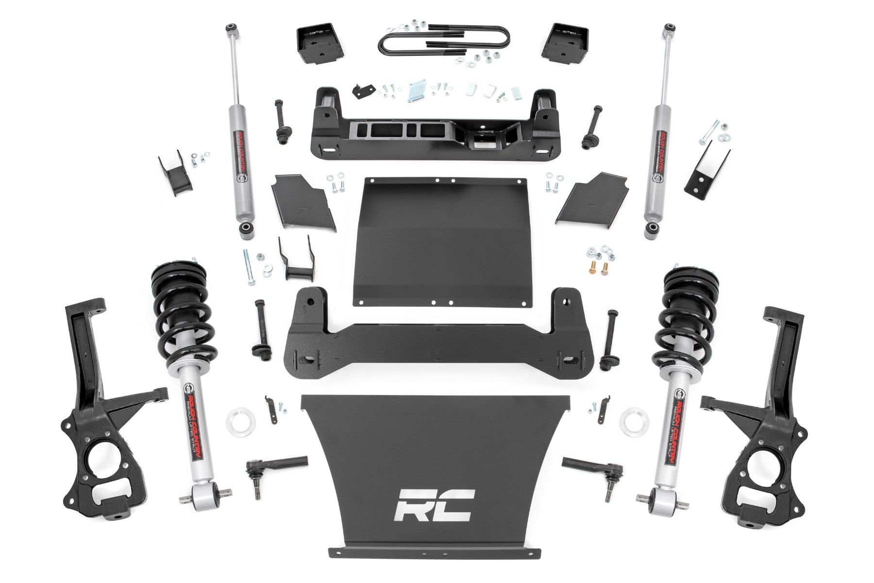Rough Country 6 Inch Lift Kit | Mono Leaf Rear | N3 Struts | Chevy Silverado 1500 (2025)