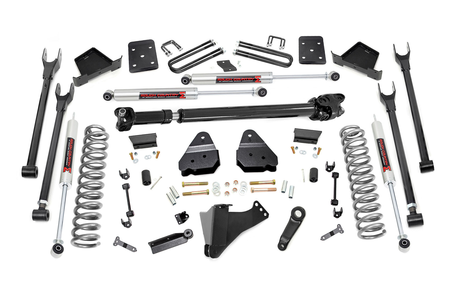 Rough Country 6 Inch Lift Kit | 4-Link | No OVLD | M1 | Ford F-250/F-350 Super Duty (17-22)