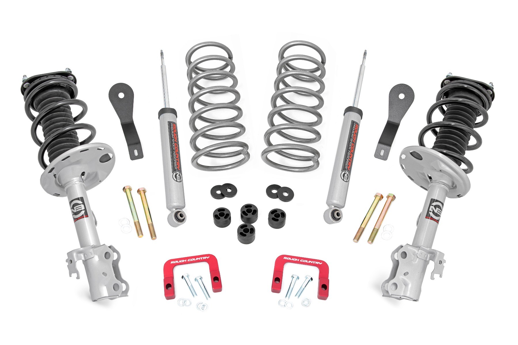Rough Country 2.5 Inch Lift Kit N3 Struts Toyota RAV4 2WD/4WD (2019-2025)