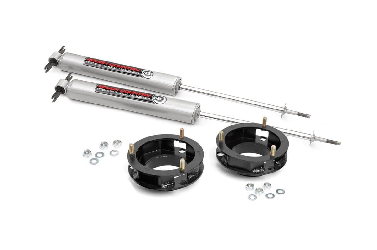Rough Country 1.5 Inch Leveling Kit N3 Shocks Dodge 2500 4WD (1994-2002)