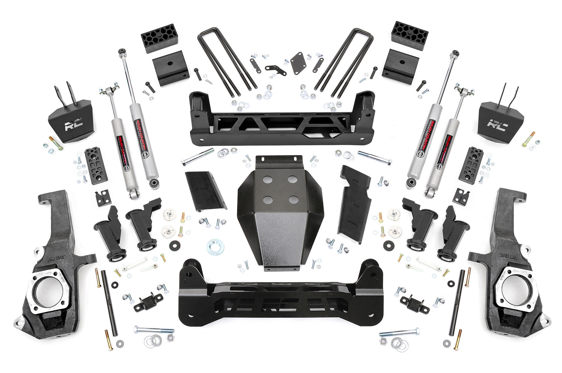 Rough Country 5 Inch Lift Kit | Torsion Drop | Chevy/GMC 2500HD/3500HD (11-19)