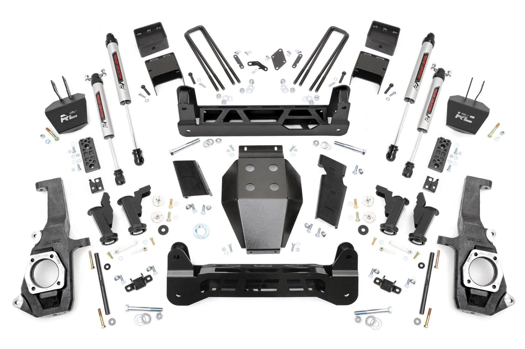 Rough Country 7.5 Inch Lift Kit | Torsion Drop | V2 | Chevy/GMC 2500HD/3500HD (11-19)