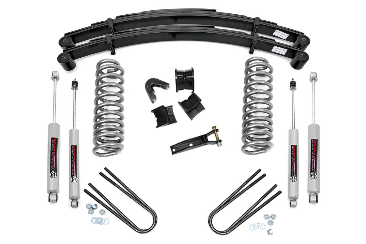 Rough Country 2.5 Inch Lift Kit | Rear Springs | Ford F-100/F-150 4WD (1977-1979)