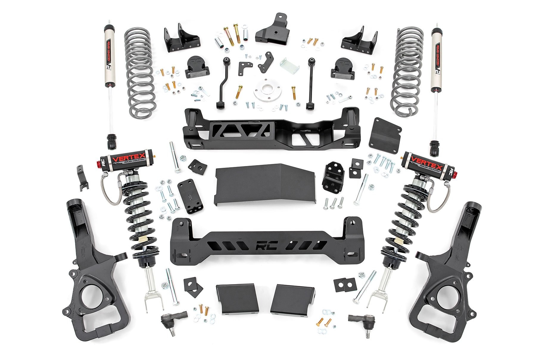 Rough Country 6 Inch Lift Kit | Vertex/V2 | Dual Rate Coils | Ram 1500 4WD (2019-2024)