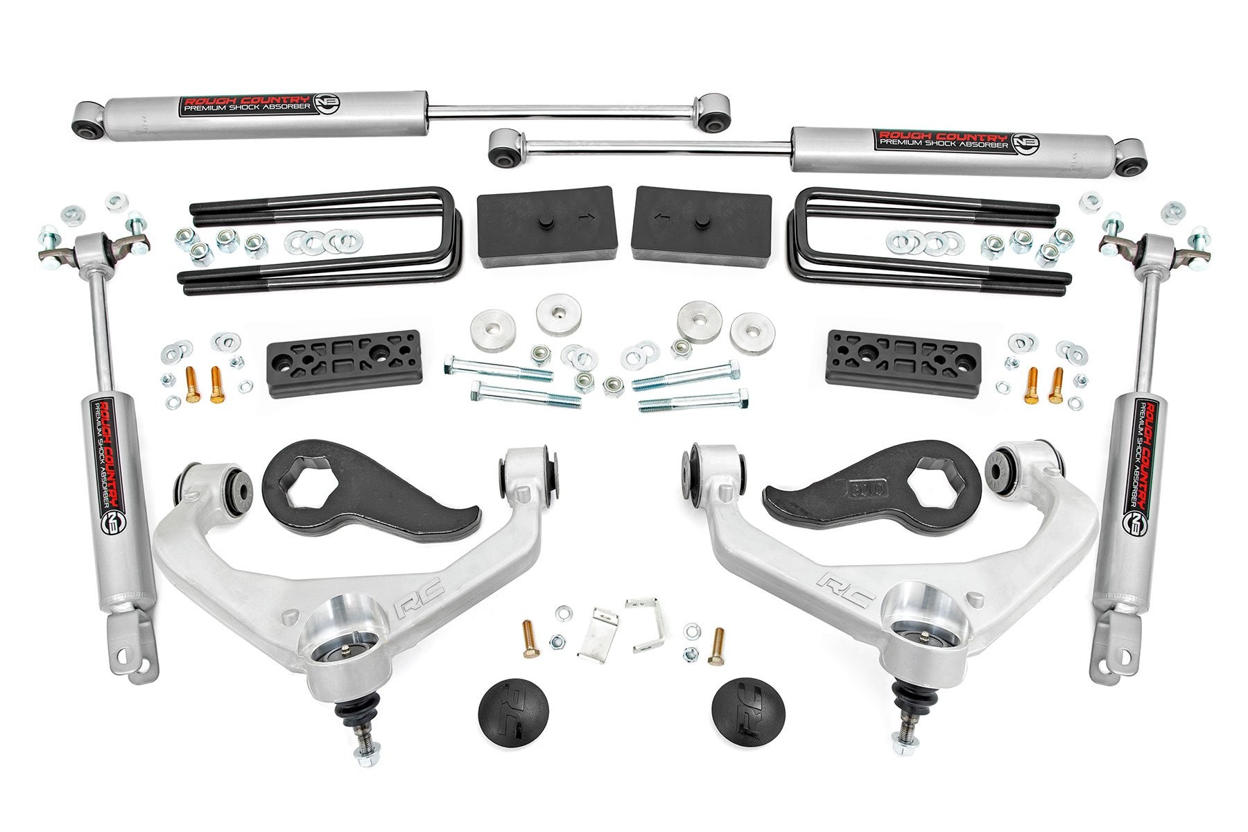 Rough Country 3 Inch Lift Kit | w/ Overloads | Chevy/GMC 2500HD/3500HD (20-25)