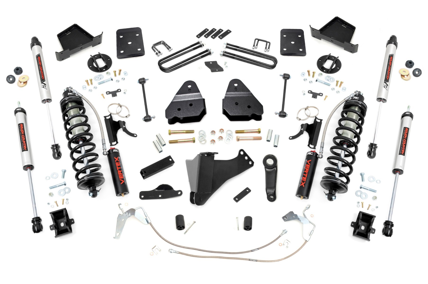 Rough Country 4.5 Inch Lift Kit | W/O Overloads | C/O V2 | Ford F-250/F-350 Super Duty (08-10)