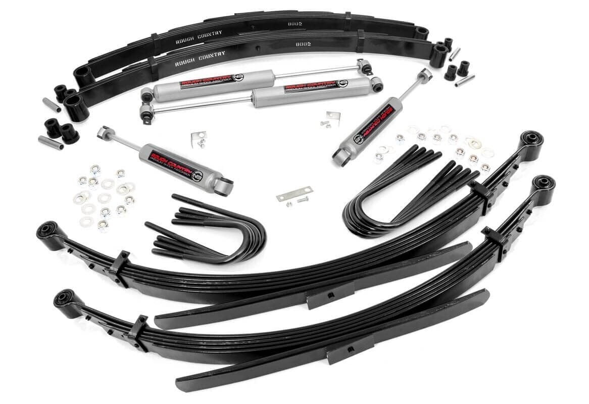 Rough Country 4 Inch Lift Kit | RR Spring | Chevy/GMC C10/K10 C15/K15 Truck/Half-Ton Suburban (69-72)