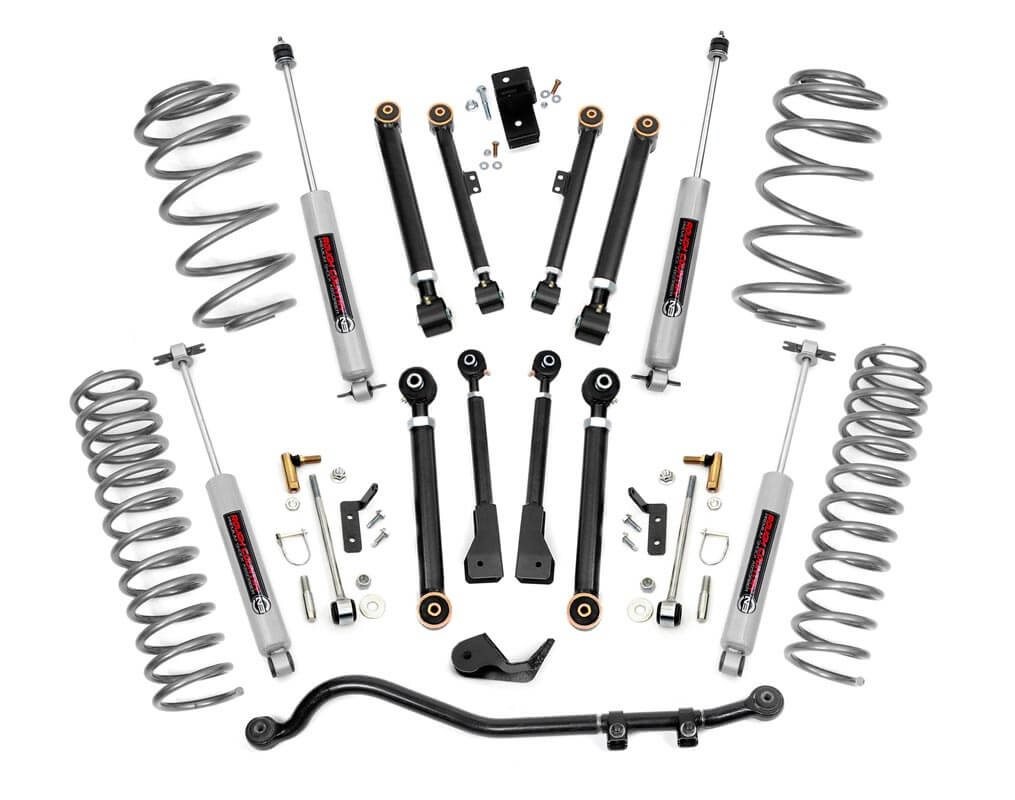 Rough Country 2.5 Inch Lift Kit | X-Series | Jeep Wrangler TJ (97-06)/Wrangler Unlimited (04-06)