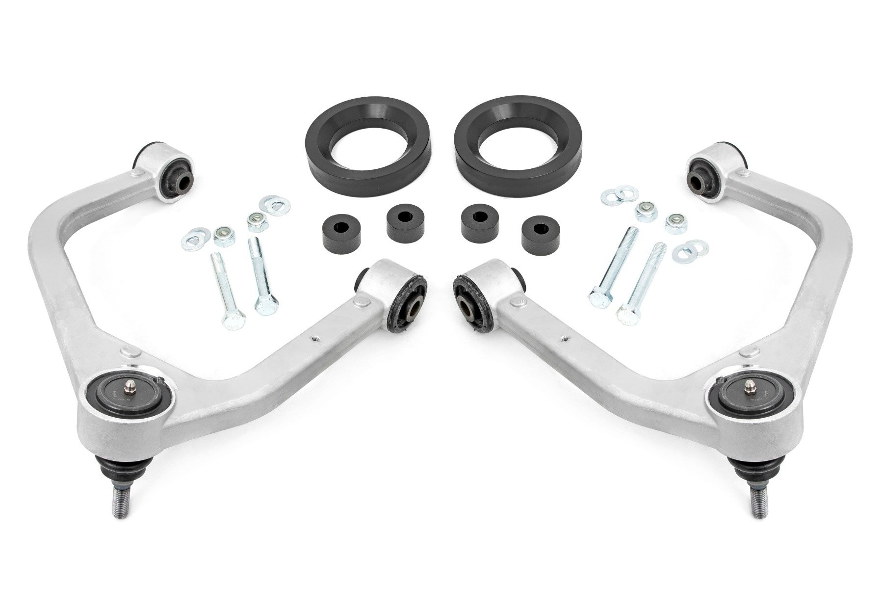 Rough Country 1.75 Inch Leveling Kit Forged Alum UCA AT4 GMC Sierra 1500 (2019-2025 & Classic)