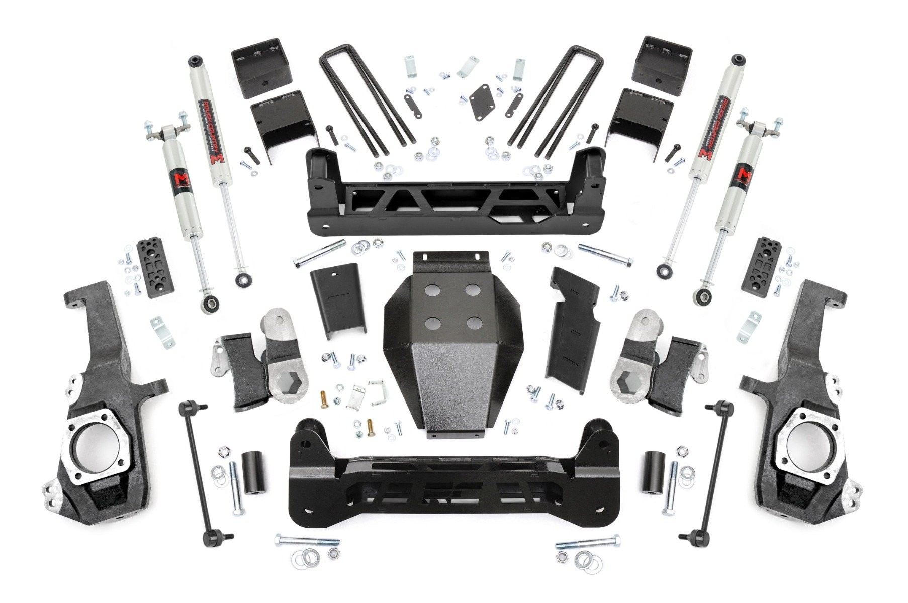 Rough Country 5 Inch Lift Kit | NTD | M1 | w/ Overloads | Chevy/GMC 2500HD/3500HD (20-25)