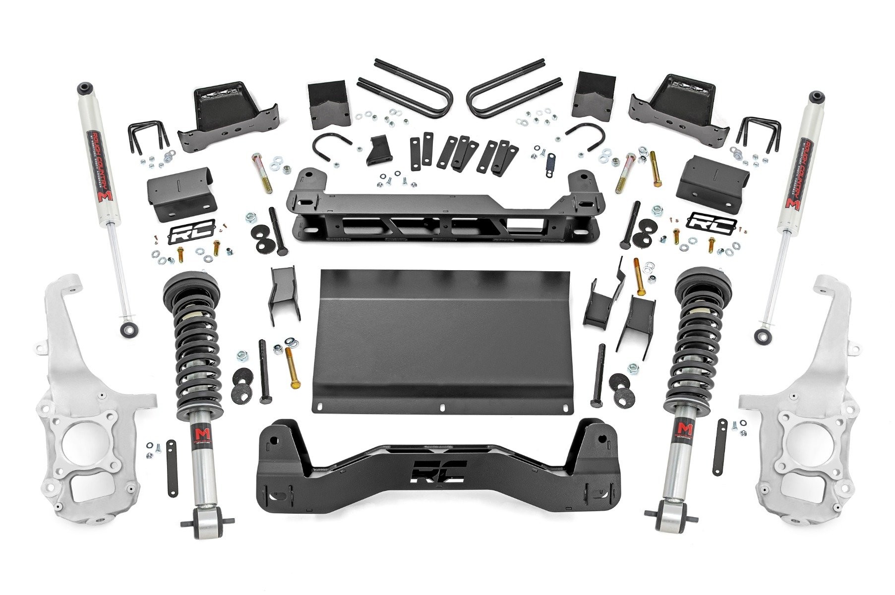 Rough Country 6 Inch Lift Kit | M1 Struts/M1 | Ford F-150 4WD (2021-2025)