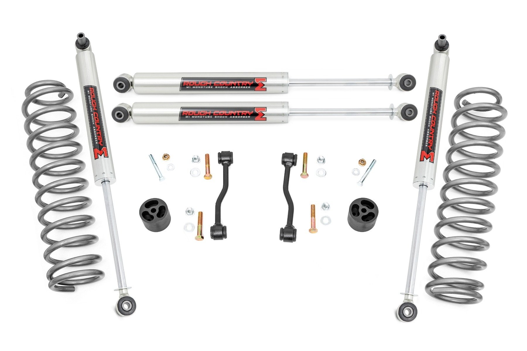 Rough Country 2.5 Inch Leveling Kits | Springs | M1 | Jeep Gladiator JT 4WD (2024-2025)