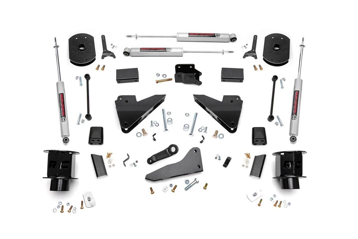 Rough Country 5 Inch Lift Kit | FR Spacer | Radius Arm Drop | Ram 2500 4WD (2014-2018)