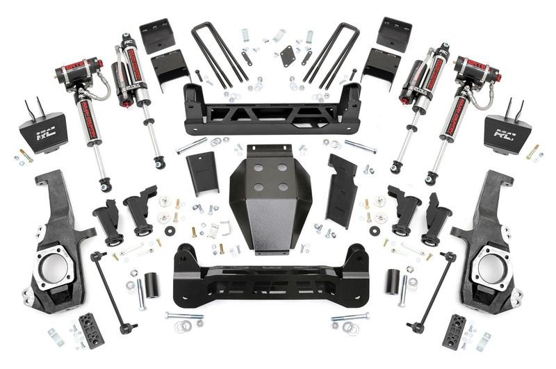Rough Country 5 Inch Lift Kit | Torsion Drop | Vertex | w/ Overloads | Chevy/GMC 2500HD/3500HD (20-25)