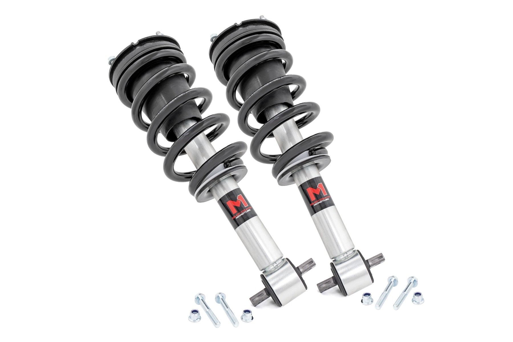 Rough Country M1 Adjustable Leveling Struts Monotube 0-2" Chevy/GMC 1500 Truck & SUV (07-14)