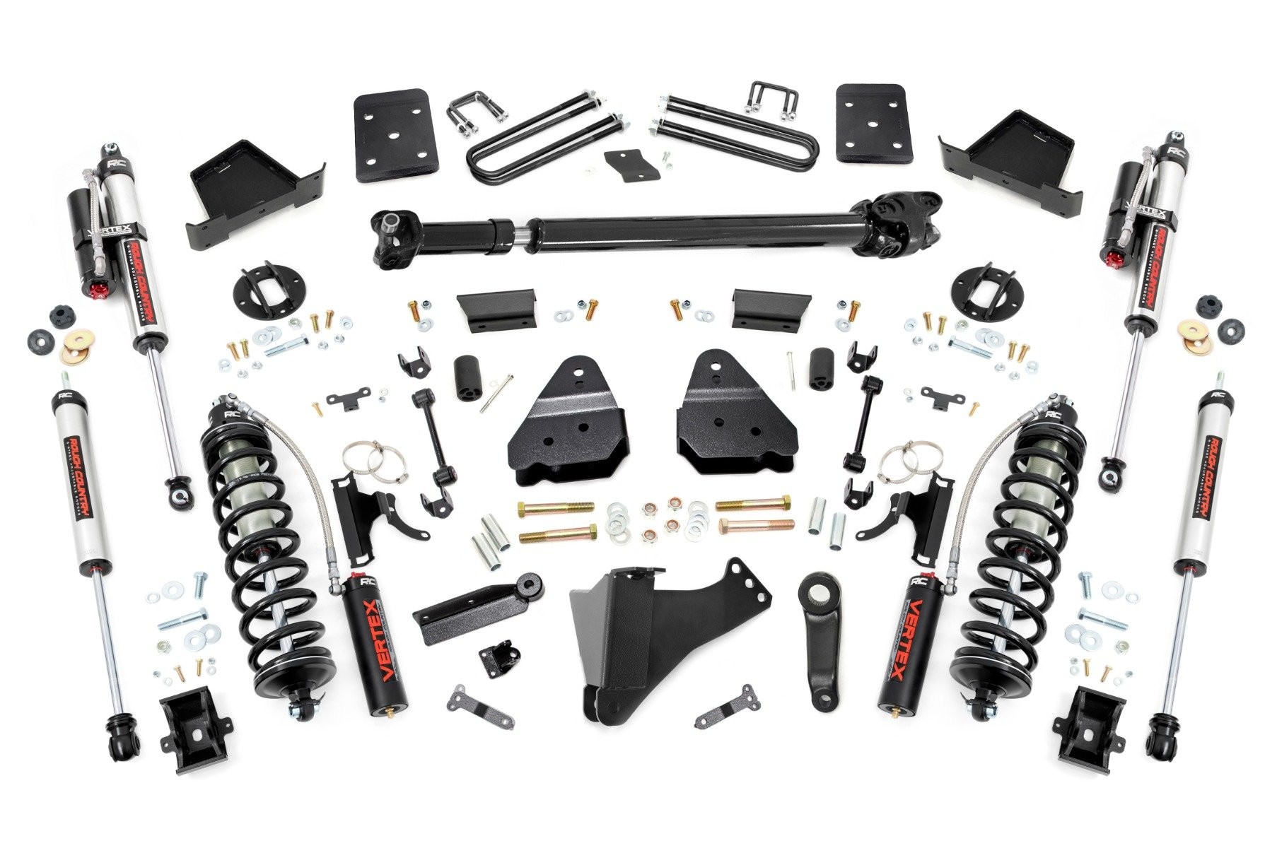 Rough Country 6 Inch Lift Kit | Diesel | FR D/S | C/O Vertex | Ford F-250/F-350 Super Duty (17-22)