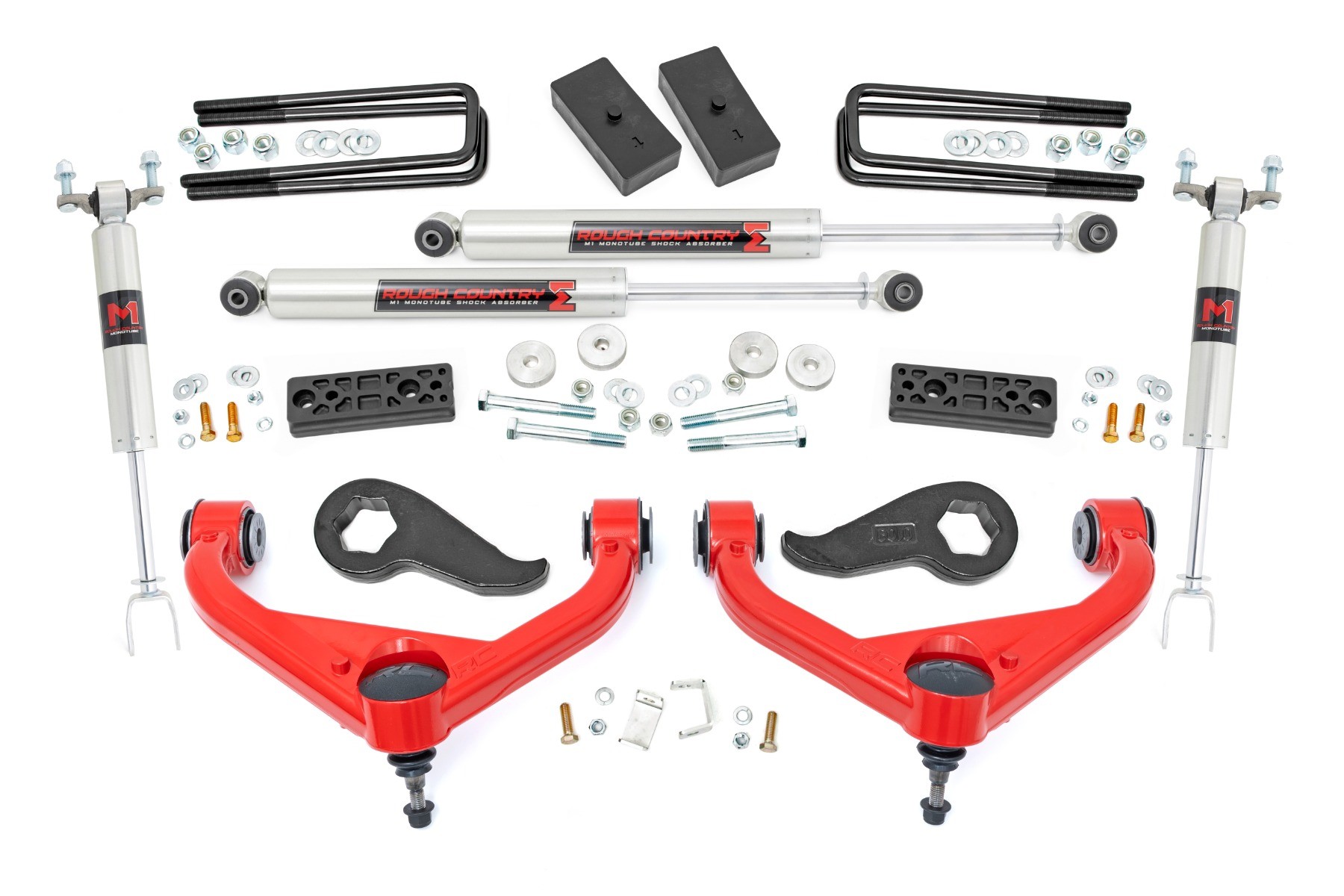 Rough Country 3 Inch Lift Kit | UCAs | M1 | Chevy/GMC 2500HD/3500HD (20-25)