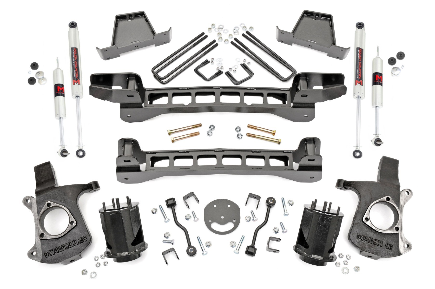 Rough Country 6 Inch Lift Kit | M1 Shocks | Chevy/GMC 1500 2WD (99-06 & Classic)