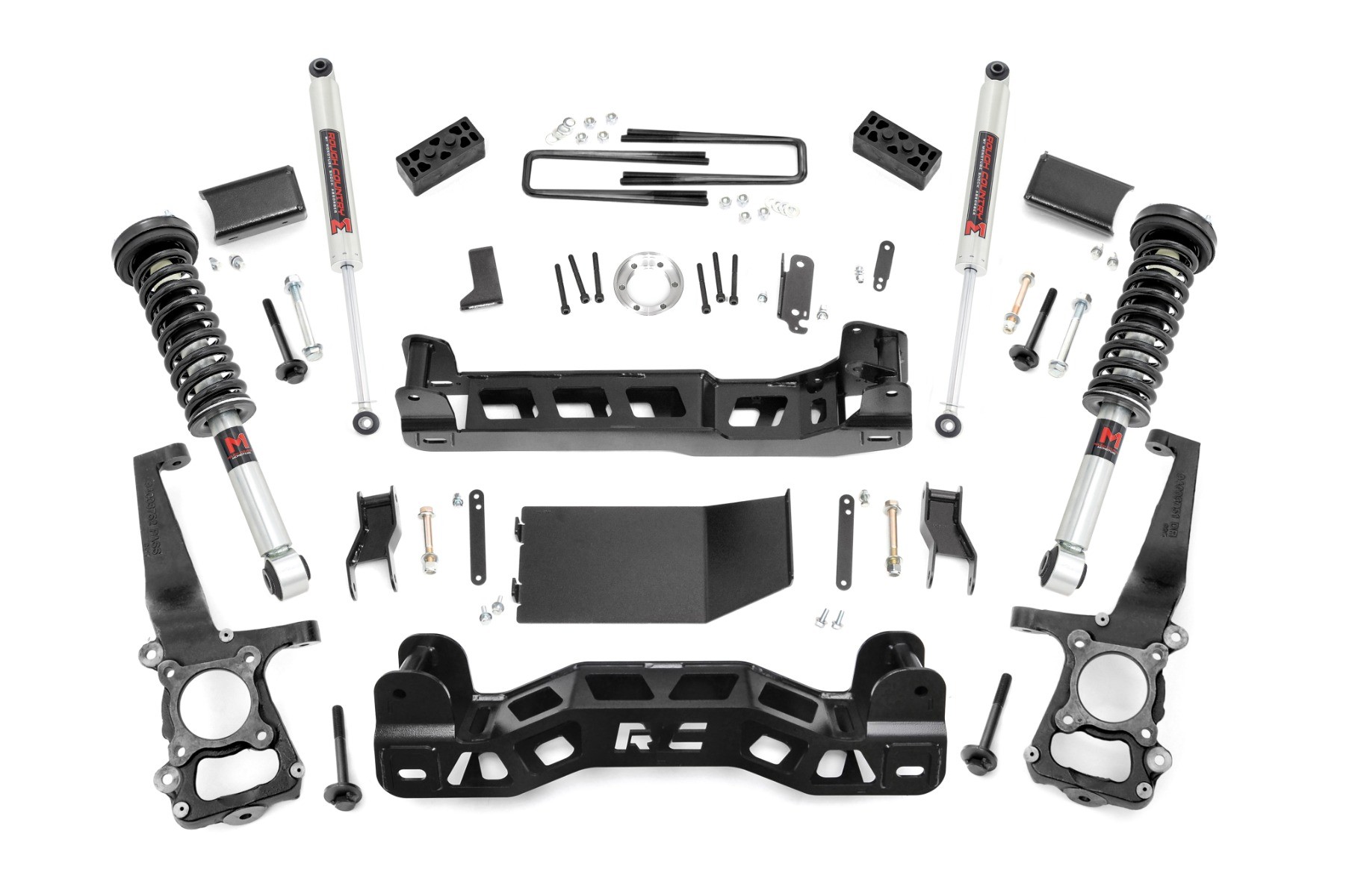 Rough Country 4 Inch Lift Kit | M1 Struts | Ford F-150 4WD (2014)