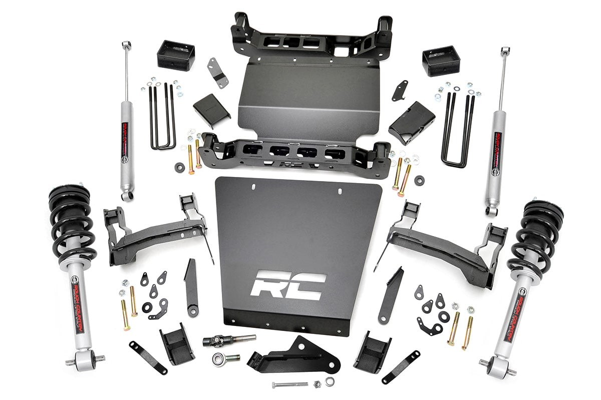 Rough Country 5 Inch Lift Kit | Bracket | N3 Struts | Chevy/GMC 1500 (14-18 & Classic)
