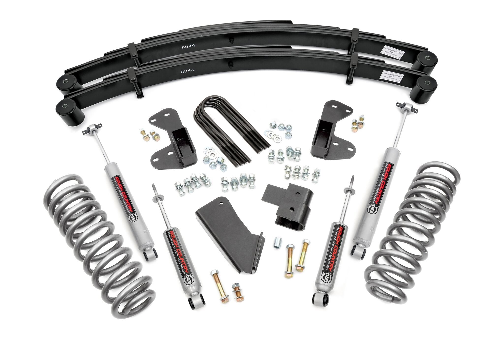 Rough Country 2.5 Inch Lift Kit | Rear Springs | Ford F-150 4WD (1980-1996)