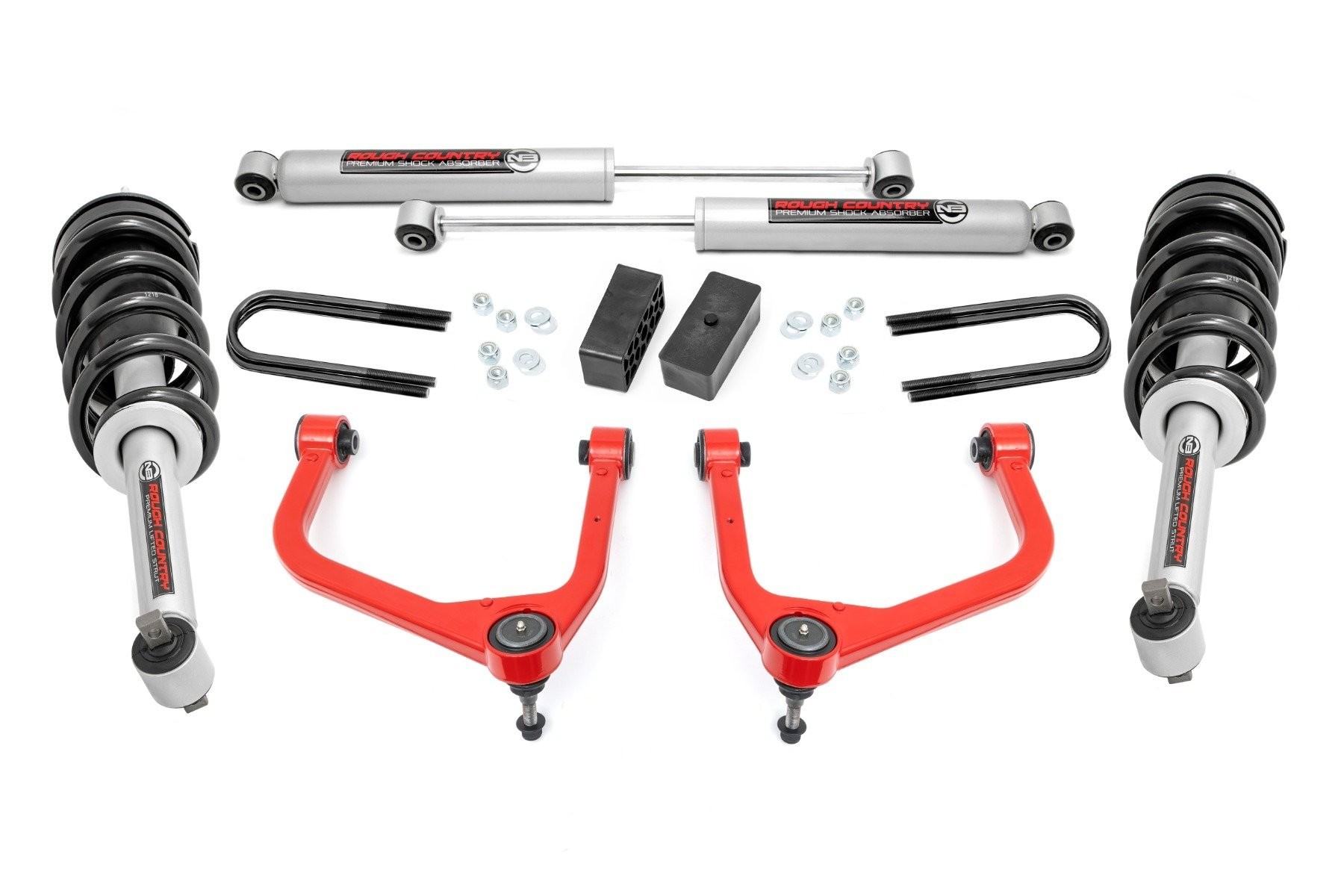 Rough Country 3.5 Inch Lift Kit | N3 Struts | GMC Sierra 1500 2WD/4WD (2025)