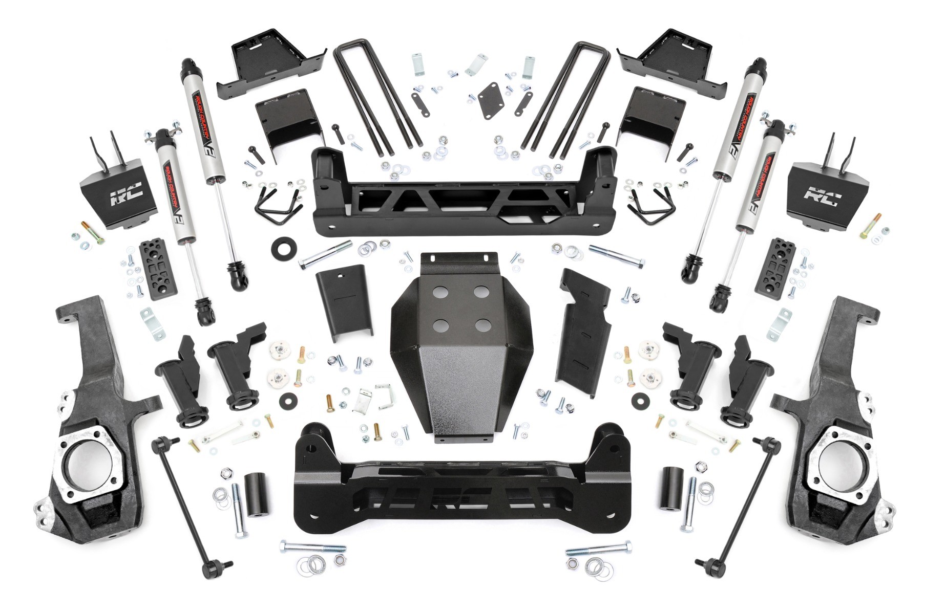 Rough Country 7 Inch Lift Kit | Torsion Drop | V2 | Chevy/GMC 2500HD/3500HD (20-25)