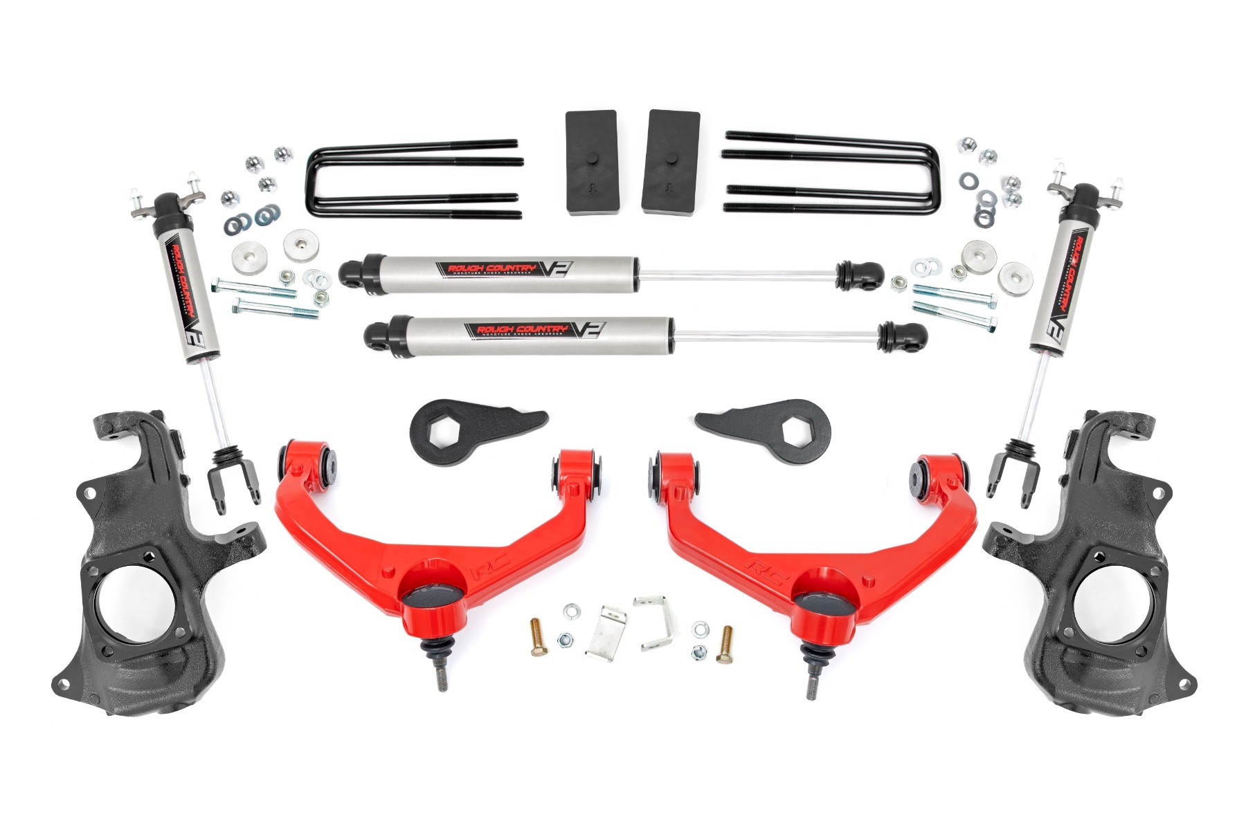 Rough Country 3.5 Inch Knuckle Lift Kit | V2 | Chevy/GMC 2500HD/3500HD (11-19)