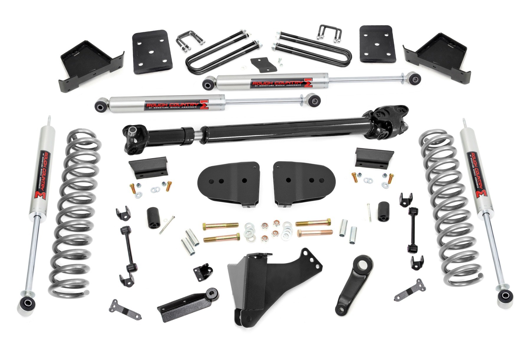 Rough Country 6 Inch Lift Kit | Diesel | No OVLD | FR D/S | M1 | Ford F-250/F-350 Super Duty (23-25)