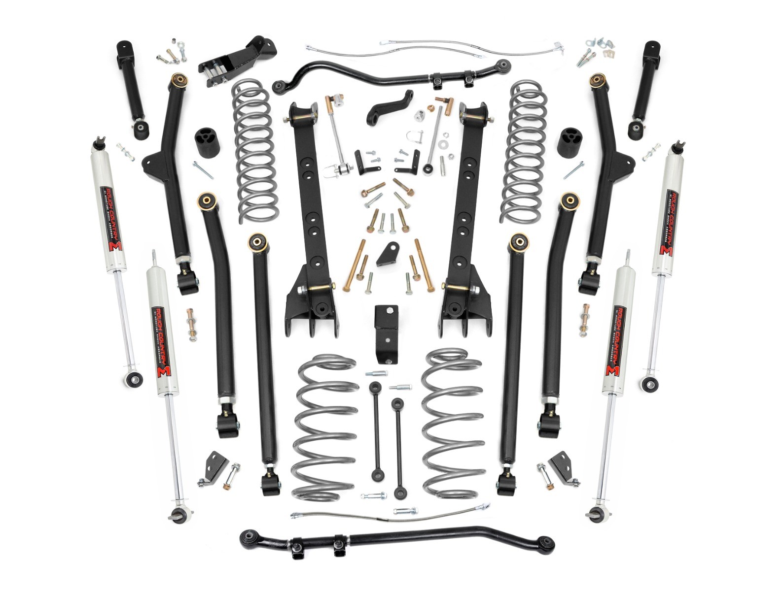 Rough Country 6 Inch Lift Kit | Long Arm | M1 | Jeep Wrangler TJ 4WD (1997-2006)