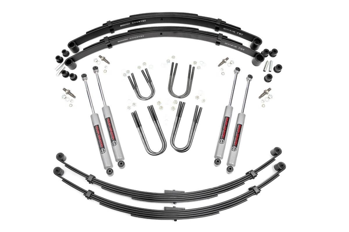 Rough Country 3 Inch Lift Kit | Rear Springs | Jeep Grand Wagoneer/J10 Truck/J20 Truck/Wagoneer 4WD