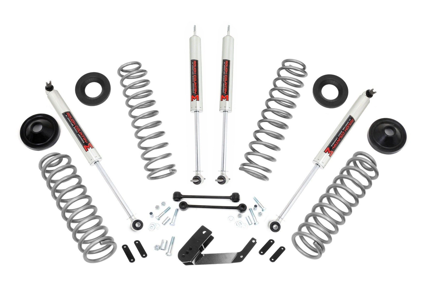 Rough Country 3.25 Inch Lift Kit M1 Jeep Wrangler Unlimited 2WD/4WD (2007-2018)