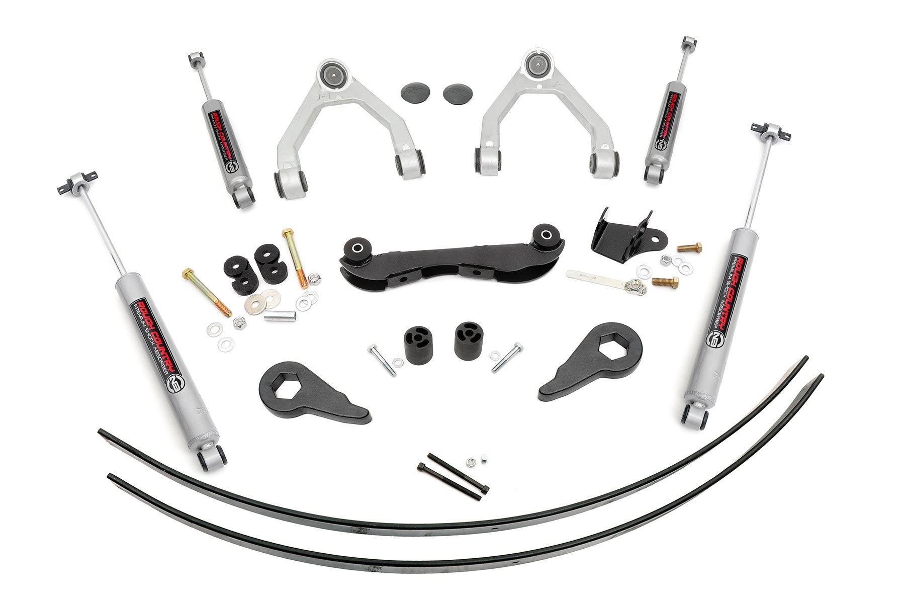 Rough Country 2-3 Inch Lift Kit | Rear AAL | Chevy C1500/K1500 Truck & SUV 4WD (1988-1999)