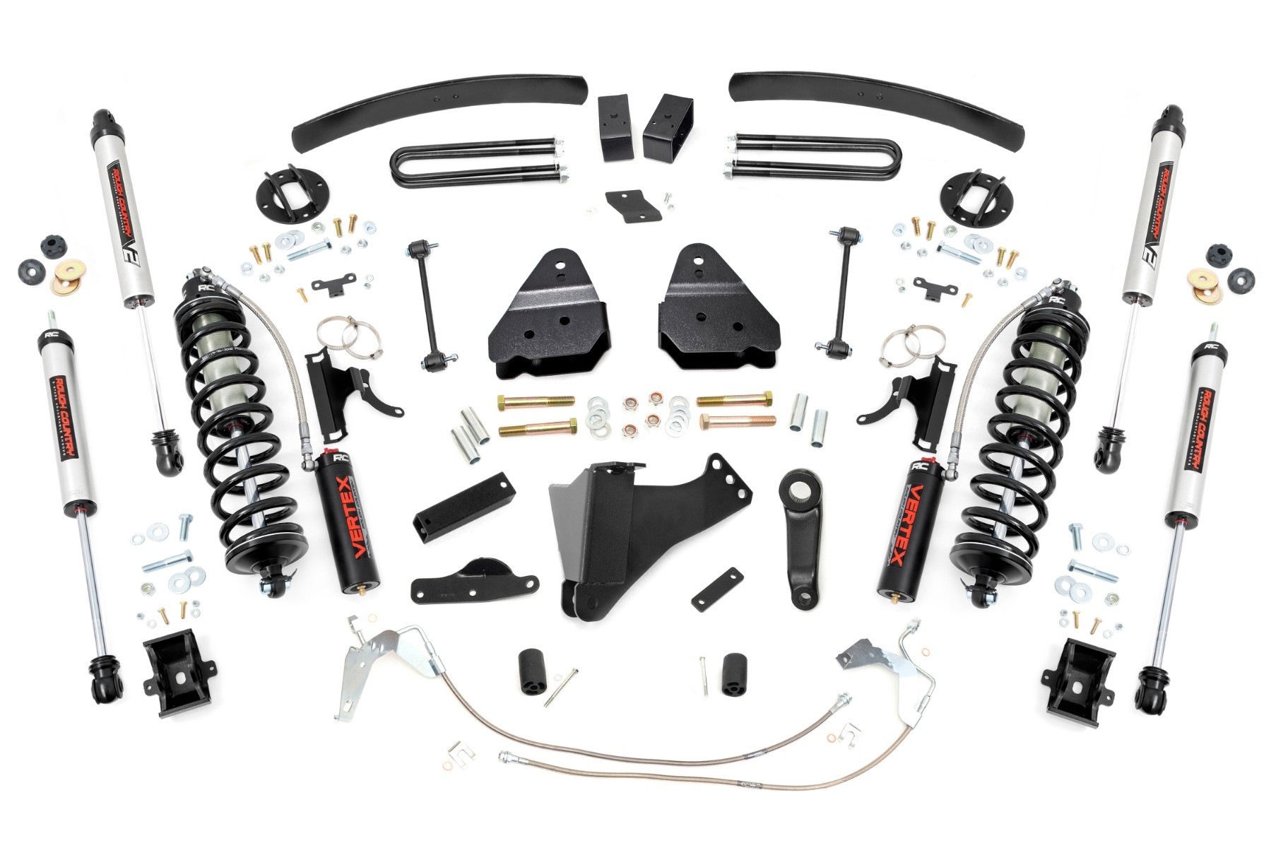 Rough Country 6 Inch Lift Kit | Gas | C/O V2 | Ford F-250/F-350 Super Duty 4WD (08-10)