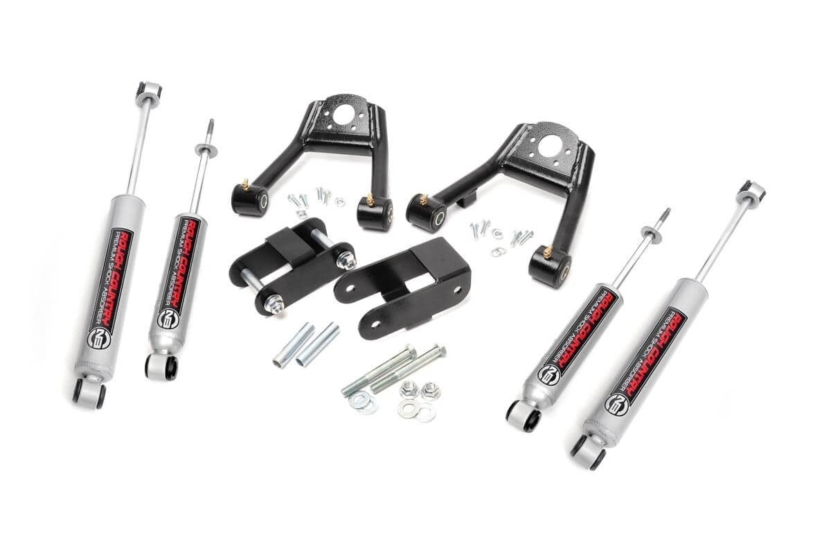 Rough Country 1.5-2 Inch Lift Kit Nissan D21 Hardbody Truck (86-94)/Truck (95-97)