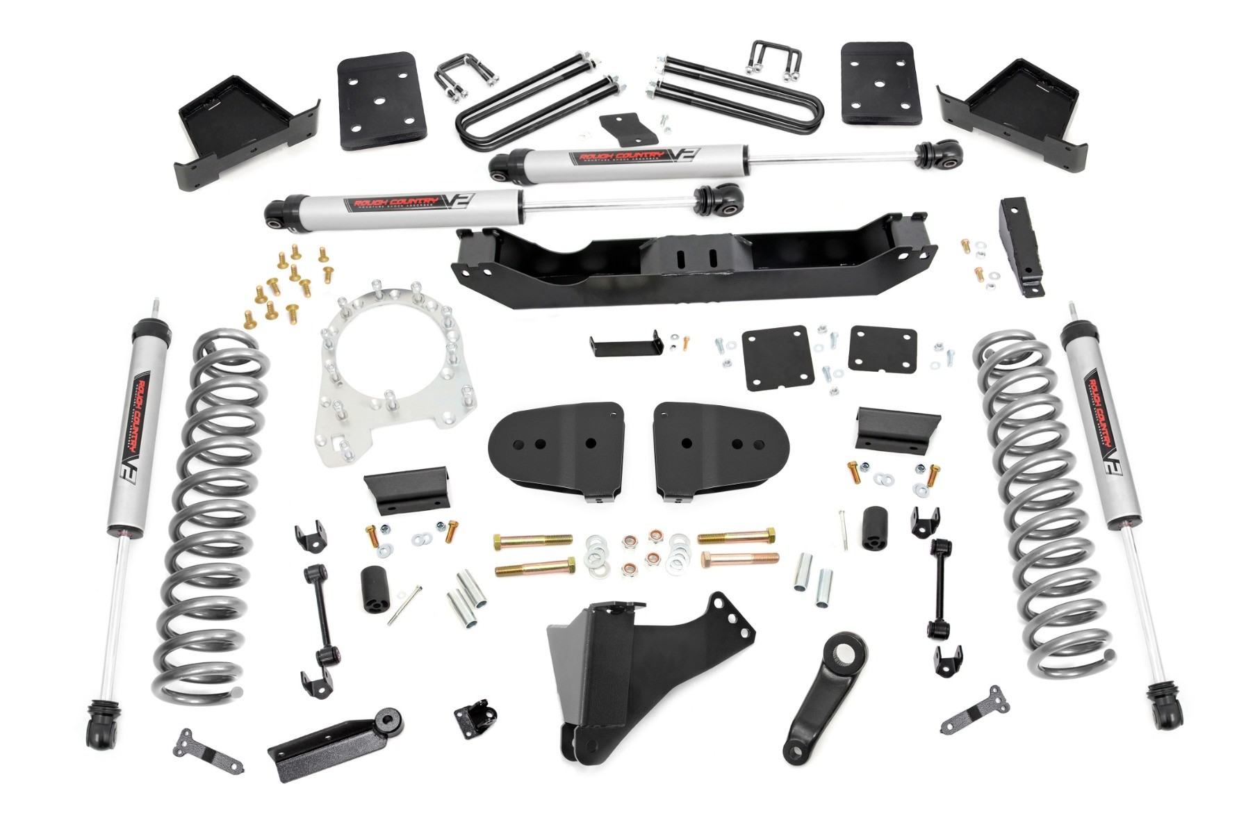 Rough Country 6 Inch Lift Kit | No OVLDS | V2 | Ford F-250/F-350 Super Duty 4WD (2023-2025)