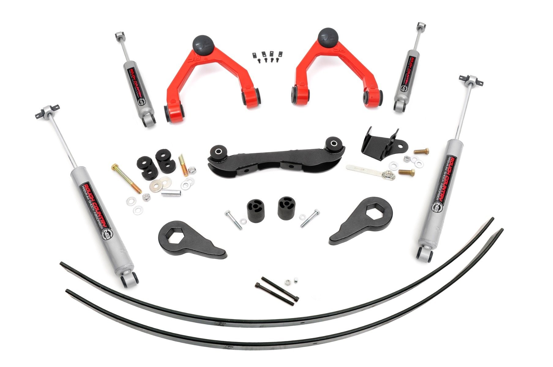 Rough Country 2-3 Inch Lift Kit | Rear AAL | Chevy C1500/K1500 Truck & SUV 4WD (1988-1999)