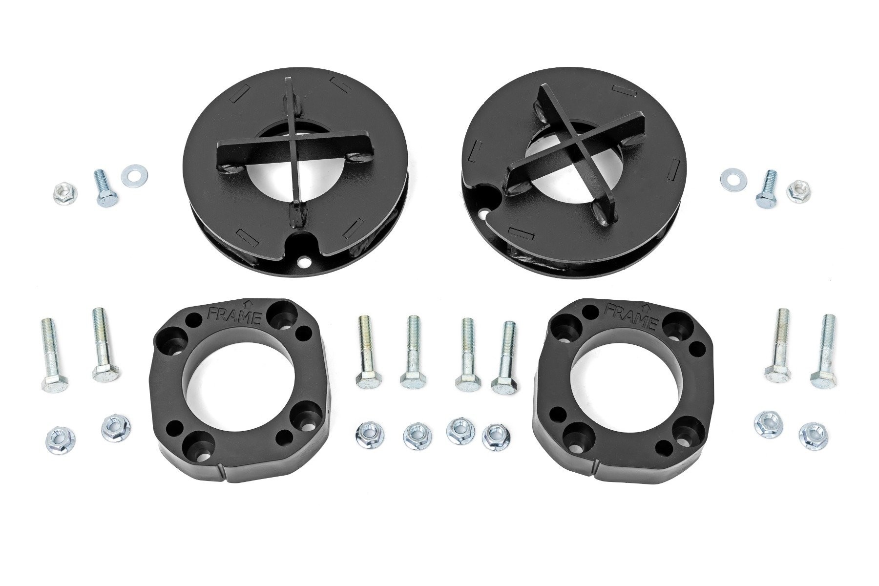 Rough Country 1.75 Inch Leveling Kit w/ Rear Spacer Toyota Tundra 2WD/4WD (2022-2025)