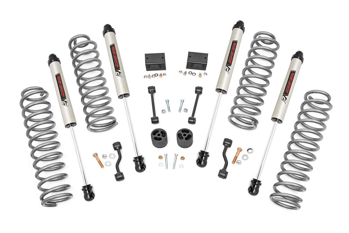 Rough Country 2.5 Inch Lift Kit | Coils | V2 | Jeep Wrangler Unlimited 4WD (2024-2025)
