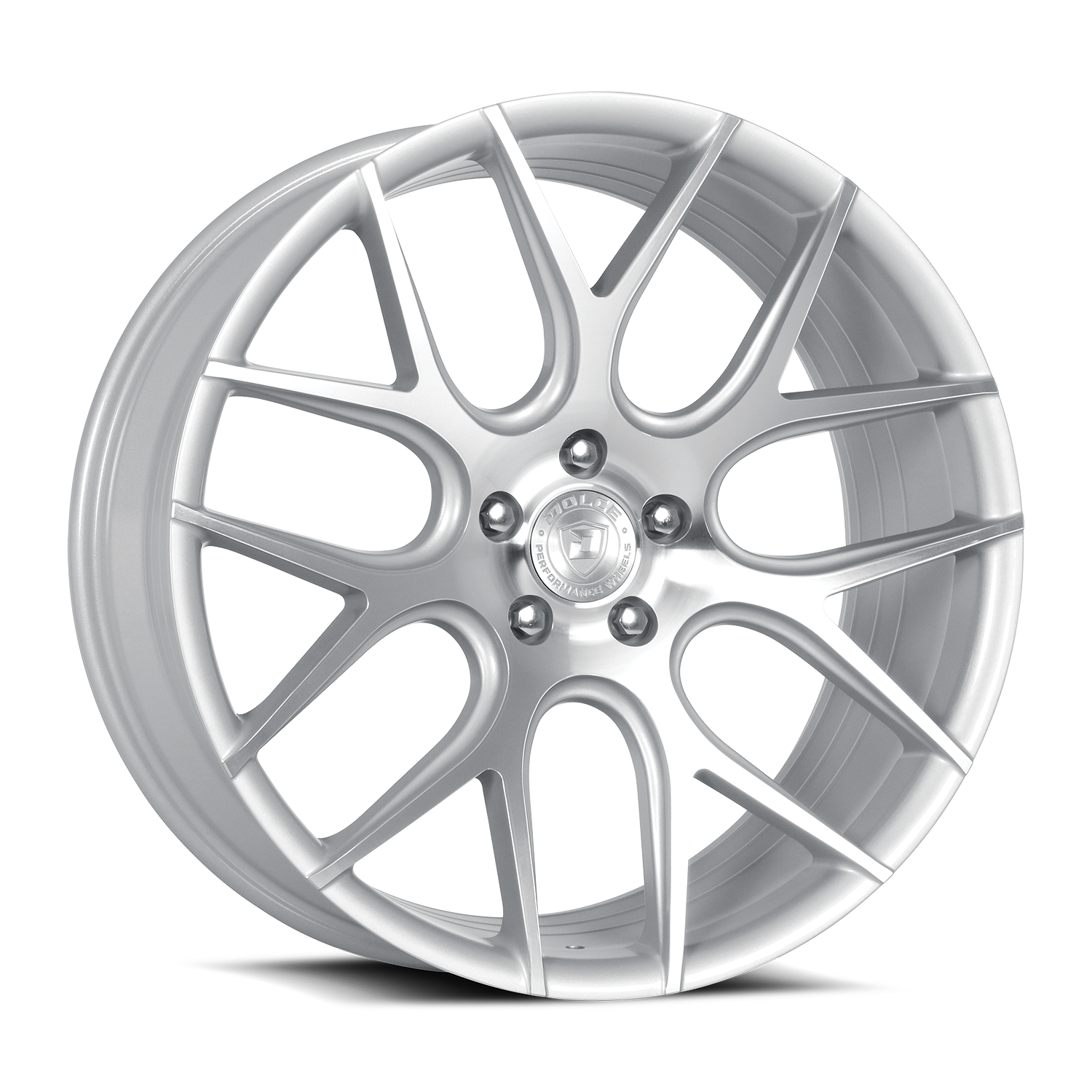 Dolce Performance Wheels Monza Gloss Silver Machined Face 19x8.5 28mm Offset 5x120